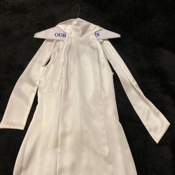 Lulus Infinite Admiration White Satin Halter Mini Dress - Picture 1 of 5